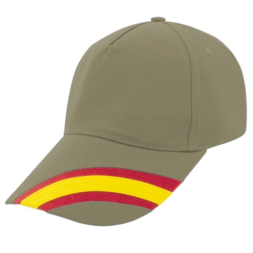 GORRA NACIONAL 5 PANELES ALGODN PEINADO "DEVA" - Imagen 2