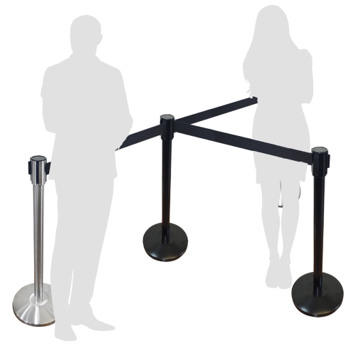 POSTES SEPARADORES CINTA RETRACTIL "DIVISON" - Imagen 2