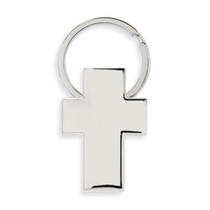 LLAVERO METALICO FORMA CRUZ "CHRISTIAN"