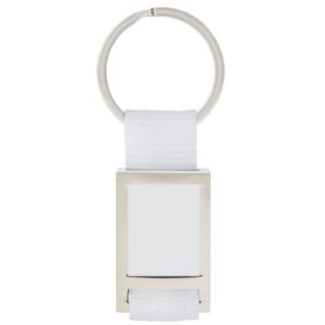 LLAVERO METALICO NYLON BL