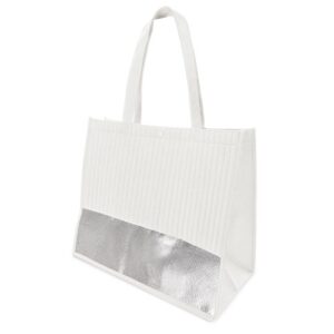 BOLSA "LAFAYETTE"  BLANCO-PLATA
