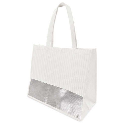 BOLSA "LAFAYETTE" BLANCO-PLATA