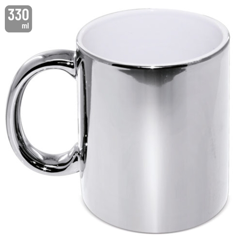 MUG CERAMICA METALIZADA MULTICOLOR "SYBAL" - Imagen 3