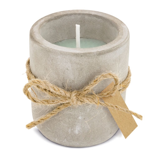 VELA AROMÁTICA ECOCEMENTO "STELLA"