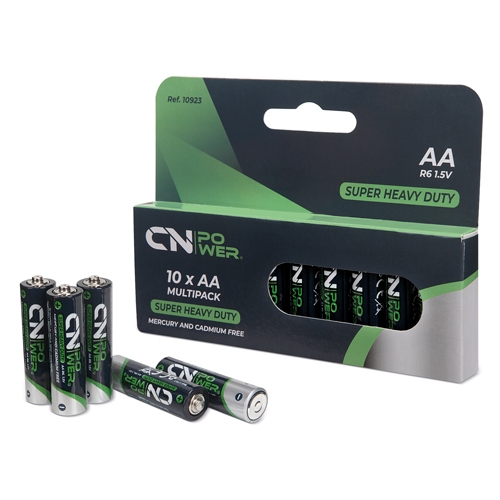 PACK DE PILAS R6-AA "CN POWER" (10 UD.)