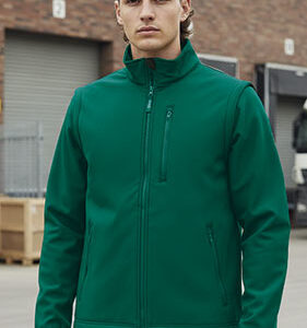 Chaqueta softshell mangas desmontables HALIFAX