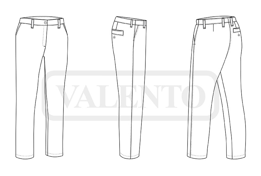 Pantalón chino mujer PASACALLES - Imagen 2