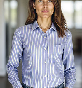 Camisa a rayas M/L Mujer CORPORATION