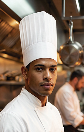 Gorro de cocina FAISAN
