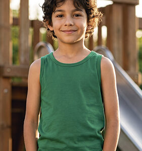 Camiseta infantil sin mangas CHARLIE