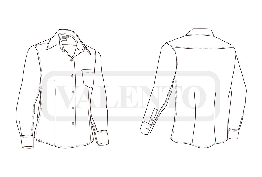 Camisa M/L Mujer STAR - Imagen 2